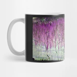 Purple Reeds 2-Available As Art Prints-Mugs,Cases,Duvets,T Shirts,Stickers,etc Mug